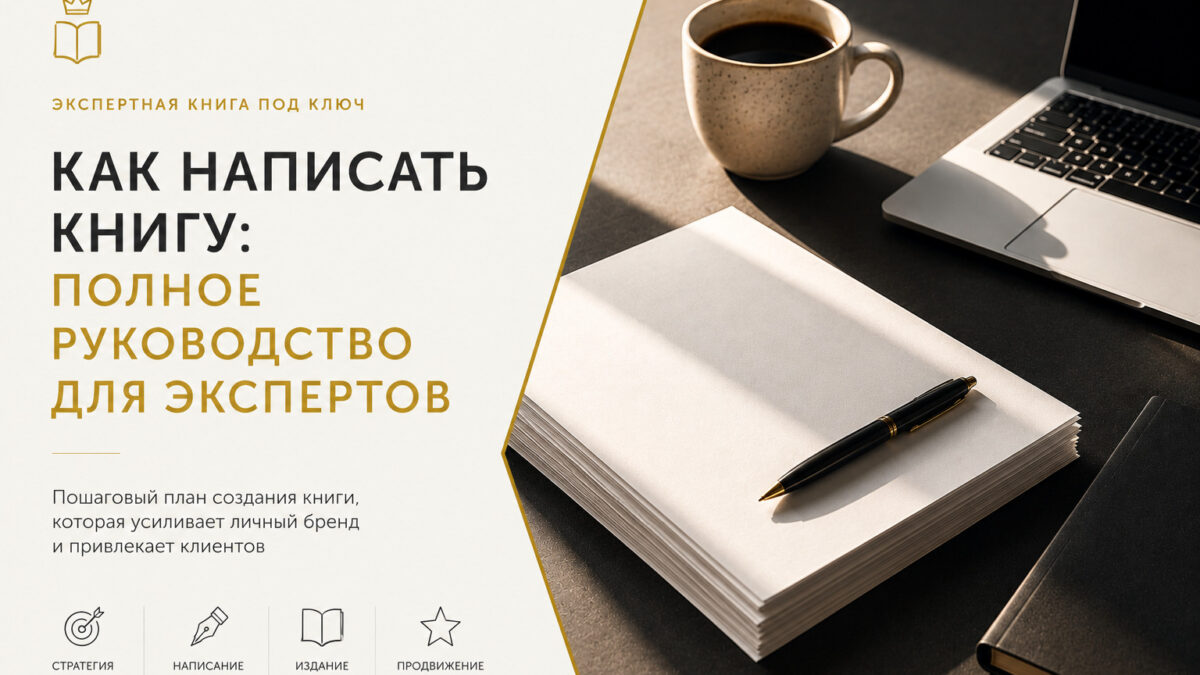 Как написать книгу под ключ: от идеи до готовой рукописи